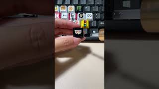 Drawing Cadillac car logo on the keyboard shorts diy art tiktok trending [upl. by Notslar173]