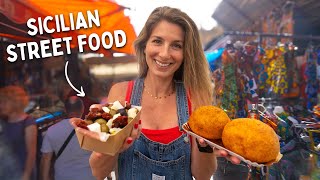 The ULTIMATE Sicilian STREET FOOD TOUR in Palermo Italy  Sicily with a local [upl. by Mohr]