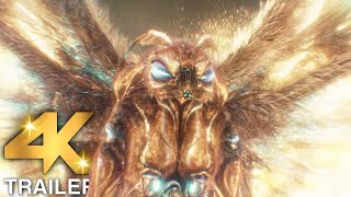 GODZILLA X KONG THE NEW EMPIRE quotMothra Revealquot Trailer 4K ULTRA HD 2024 [upl. by Haraj]