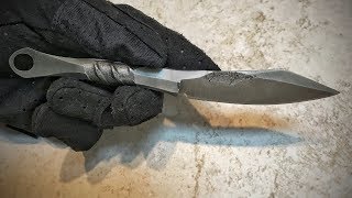 Making A Knife Out Of Rebar  Sharp Works [upl. by Eissel499]