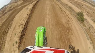 KX85 MASSIVE LEAP 140 FOOT TRIPLE JUMP MUST WATCH [upl. by Ivah]