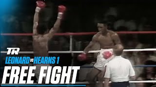 Sugar Ray Leonard vs Thomas Hearns I  ON THIS DAY FREE FIGHT [upl. by Ardnaxila]