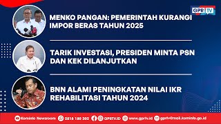 Menko Pangan Pemerintah Kurangi Impor Beras Tahun 2025  22 [upl. by Nesiaj]