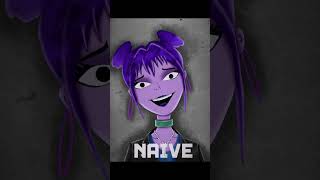 Naive Girl drawing art drawing artist gorillaz girldrawing shorts digitalart purple anime [upl. by Freddie740]