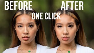 Adobe Photoshop 2021 AI one click skin retouch is pretty impressive [upl. by Ellenohs]