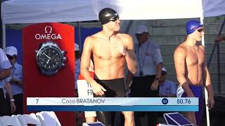 Men’s 100m Free A Final  2018 Speedo Junior Championships [upl. by Gewirtz]