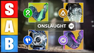 The Top 4 TITAN Onslaught Builds  Destiny 2 Into the Light [upl. by Alfredo830]