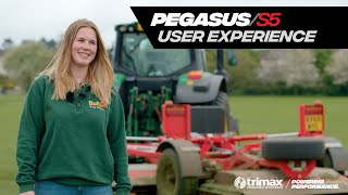 Trimax Pegasus S5  Wide Area Rotary Mower  User Experience  Ellie Bullard [upl. by Biancha]