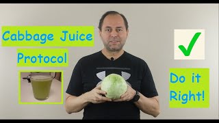 Cabbage Juice Protocol  Do it RIGHT [upl. by Ssac]