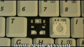 Replacement Keyboard Key Compaq Repair Guide [upl. by Iaw181]