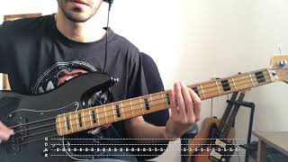 The Strokes  The Adults Are Talking 19 Bass Cover with TABS [upl. by Er829]