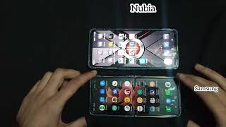 90 FPS Nubia Red MAGIC 6s Pro amp 60Fps Samsung Z Flip 3 PUBG Speed Test [upl. by Eetnwahs]