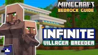 VILLAGER BREEDER Made Simple  Minecraft Bedrock Guide 120 [upl. by Eile]