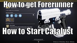 How to get Forerunner  How to start the Forerunner Catalyst  Strange Key  Dares of Eternity [upl. by Rockefeller]