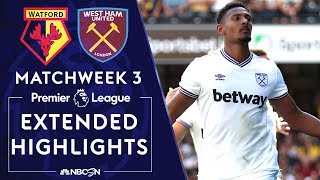 Watford v West Ham United  PREMIER LEAGUE HIGHLIGHTS  82419  NBC Sports [upl. by Verity]