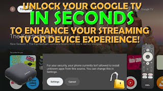 🔓 Unlock Your Google TV in Seconds 🔓 [upl. by Call]