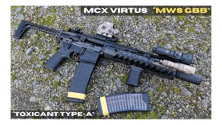 Airsoft GBB MCX VIRTUS MWS quotTOXICANTquot  Shooting Test [upl. by Lebanna692]