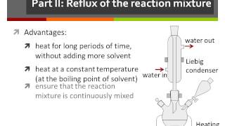 JC2131 Refluxing the reaction mixture [upl. by Adnilem]