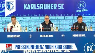 „Wir waren von Beginn an nicht im Spiel“  PK nach dem Auswärtsspiel beim Karlsruher SC [upl. by Ahsoyem]