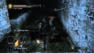 Dark Souls 2  Santiers Spear Moveset [upl. by Jaquelyn]