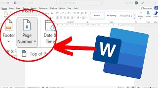 Page Number Starting From a Specific Page in Word 2021  Office 365 [upl. by Jarv]