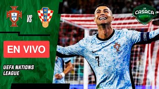 🚨 PORTUGAL vs CROACIA 🔥 UEFA NATIONS LEAGUE 2024  JUEGA CRISTIANO RONALDO [upl. by Yand]