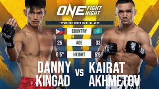 Kairat Akhmetov vs Danny Kingad  Full Fight Replay [upl. by Merrick696]