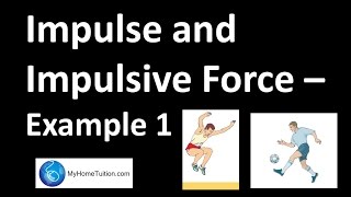 Impulse and Impulsive Force  Example  Physics  Force and Motion [upl. by Opportina]