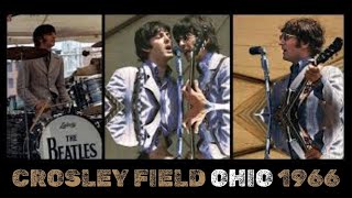 The Beatles  LIVE Crosley Field Cincinnati Ohio  8211966  8mm Clips Were you there [upl. by Story224]