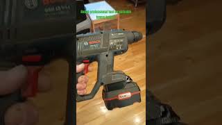 Parkside teamX 20V Battery on Bosch professional drill [upl. by Aikym623]