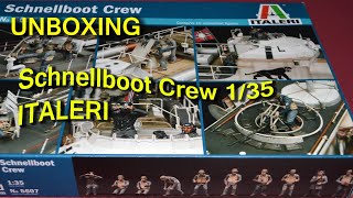 Schnellboot S100  S38 Crew Italeri 135 scale figures N5607 [upl. by Stirling22]