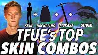 Tfues TOP Skin Combos in Fortnite [upl. by Hildick]