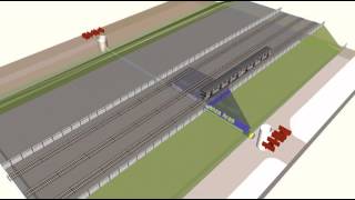 Microtunneling Under Track Crossing [upl. by Eiramait]