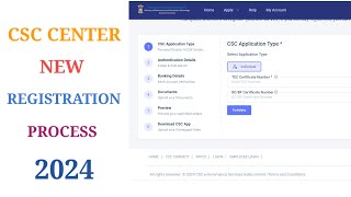 CSC CENTRE REGISTRATION PROCESS IN 2024jnrstartech [upl. by Alludba]