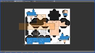 Blender UV Mapping Tutorial  Making a CubeeCraft Figure Mr Spock  Part 1 Head amp Body [upl. by Kolva]