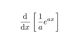 Derivative of 1aeax [upl. by Iznek]