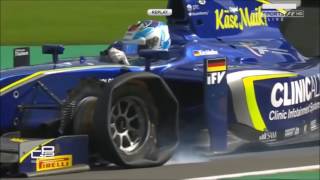 GP2 2016 Crashes [upl. by Inajar212]