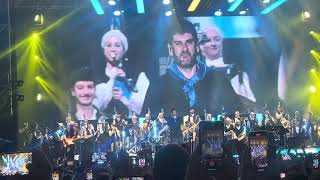 Himno de Asturias en el concierto de Melendi  Oviedo 19092023 [upl. by Nocam]