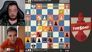 IM Eric Rosen DESTROYS the Russian GRANDMASTER [upl. by Mcnully]