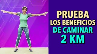 Prueba los Beneficios de Caminar Sin Salir de Casa  Vídeo de 2 km [upl. by Lessirg]