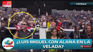 Luis Miguel sorprende llegando con Alana a La Velada cantando La Bikina [upl. by Butte475]