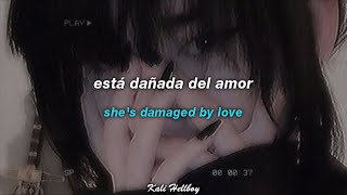 esta dañada tiktok version  Lyrics ENGLISH  Letra  Ivan Cornejo  Está Dañada [upl. by Engen847]