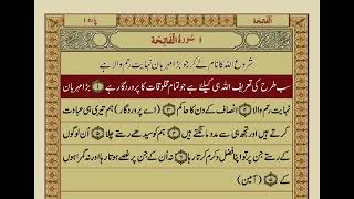 Surah Fatiha  Urdu Translation  Mishary Rashid Alafasy [upl. by Scever]