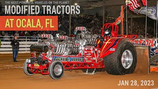 The Most Powerful Tractors in North America at Ocala Winter Nationals Jan 28 2023 [upl. by Ebeohp]