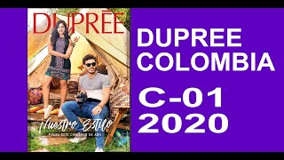 Catalogo 01 2020  Dupree Colombia [upl. by Joacimah]