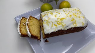 Delicious lemon cake with a twist using limoncello liqueur for a real boozy treat [upl. by Ebberta427]