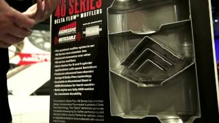 Flowmaster 40 Series Delta Flow Mufflers Review  SEMA 2013 [upl. by Hillel]