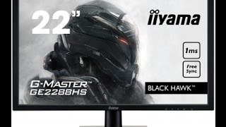 iiyama GMaster Black Hawk GE2288HSB1 Eng Review [upl. by Tamanaha]