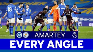 EVERY ANGLE  Daniel Amarteys Goal vs Brighton  202021 [upl. by Odinevneib]