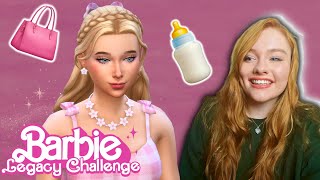 Rags to Riches BARBIE  The Sims 4 Barbie Legacy Challenge Part 1 [upl. by Hassin932]